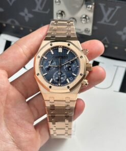 Audemars Piguet Royal Oak 26240 Rose Gold Replica Watch Dial Blue APS Factory 41mm