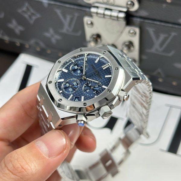 Audemars Piguet Royal Oak 26240ST Replica Watch Blue Dial Metal Wire 41mm - Image 6