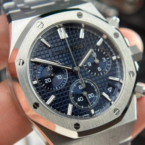 Audemars Piguet Royal Oak 26240ST Replica Watch Blue Dial Metal Wire 41mm - Image 5