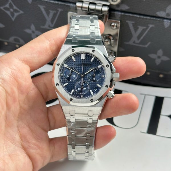 Audemars Piguet Royal Oak 26240ST Replica Watch Blue Dial Metal Wire 41mm - Image 2