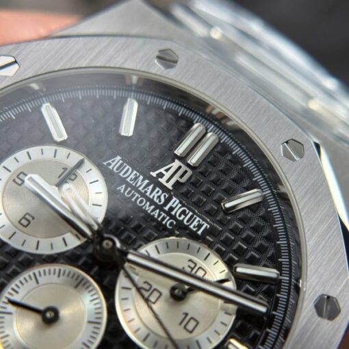 Audemars Piguet Replica Watch Royal Oak 26331 Chronograph Dial Black 41mm - Image 8