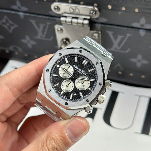 Audemars Piguet Replica Watch Royal Oak 26331 Chronograph Dial Black 41mm - Image 5