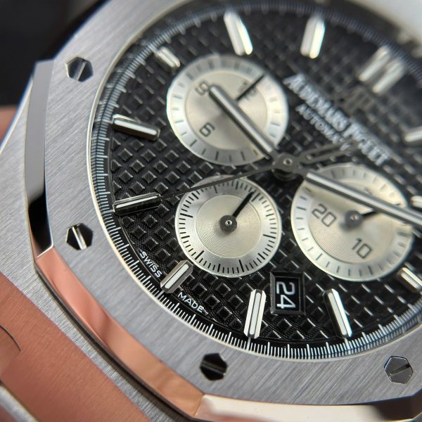 Audemars Piguet Replica Watch Royal Oak 26331 Chronograph Dial Black 41mm - Image 10