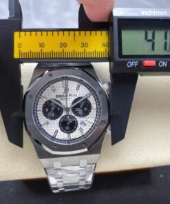 Alternative view of Audemars Piguet Copies Watches Royal Oak 26331 Chronograph Dial White 41mm