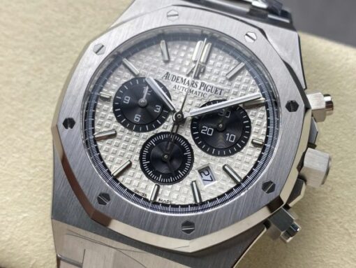 Audemars Piguet Copies Watches Royal Oak 26331 Chronograph Dial White 41mm - Image 7