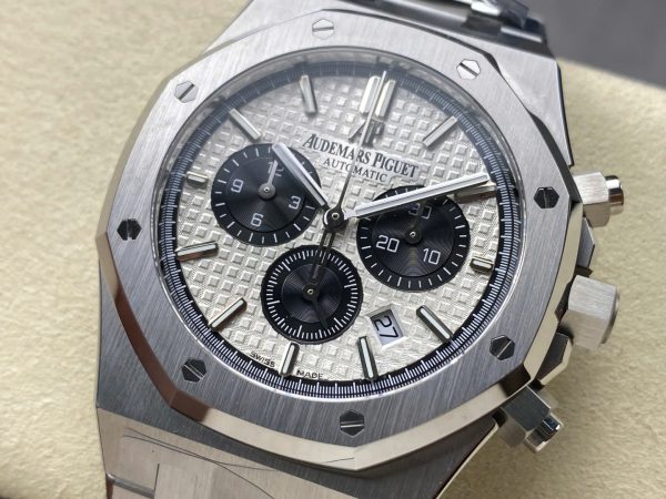 Audemars Piguet Copies Watches Royal Oak 26331 Chronograph Dial White 41mm - Image 7