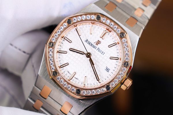 Audemars Piguet Royal Oak Replica 11 Watch Womens Automatic Movement 34mm - Image 5