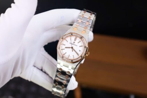 Audemars Piguet Royal Oak Replica 11 Watch Womens Automatic Movement 34mm - Image 2