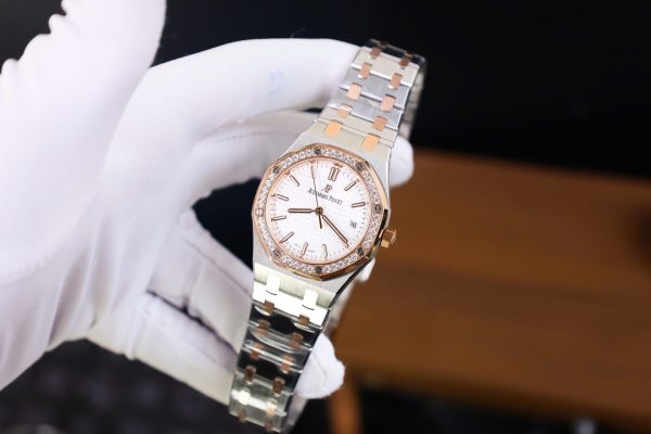 Audemars Piguet Royal Oak Replica 11 Watch Womens Automatic Movement 34mm - Image 2