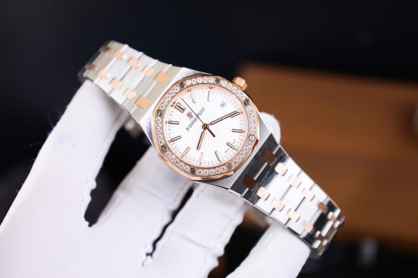 Audemars Piguet Royal Oak Replica 11 Watch Womens Automatic Movement 34mm - Image 3