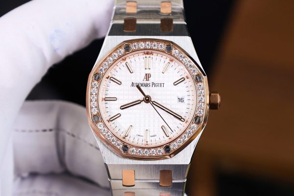 Audemars Piguet Royal Oak Replica 11 Watch Womens Automatic Movement 34mm - Image 4