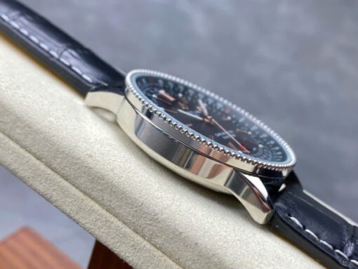 Breitling Navitimer Automatic A17326241B1P1 Replica Watches Black Leather Strap 41mm - Image 6