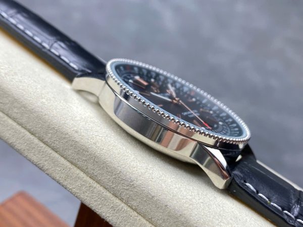 Breitling Navitimer Automatic A17326241B1P1 Replica Watches Black Leather Strap 41mm - Image 6