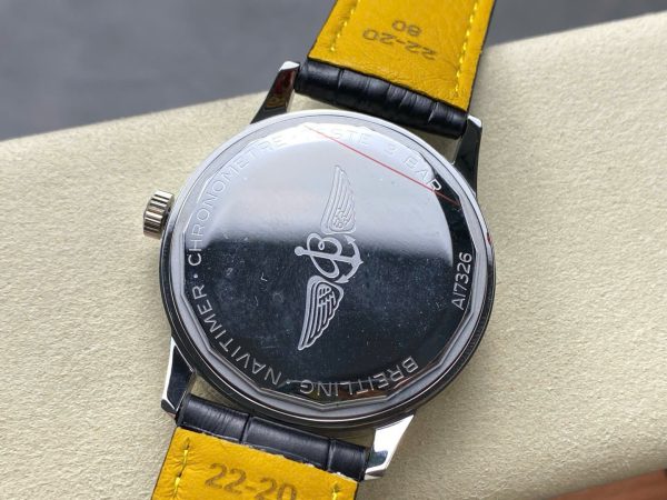 Breitling Navitimer Automatic A17326241B1P1 Replica Watches Black Leather Strap 41mm - Image 8