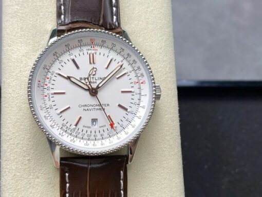Breitling Navitimer Best Replica Watch Brown Leather Strap BLS Factory 41mm - Image 2