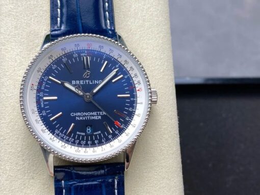 Breitling Navitimer Best Replica Watch Blue Dial BLS Factory Men’s 41mm - Image 2