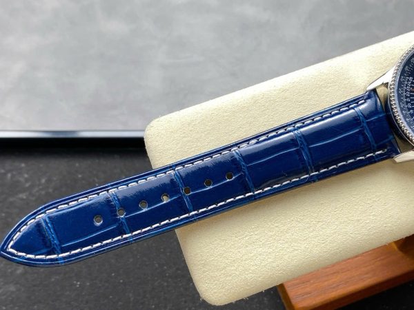 Breitling Navitimer Best Replica Watches Blue Leather Strap BLS Factory 41mm - Image 9