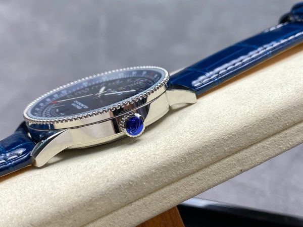 Breitling Navitimer Best Replica Watches Blue Leather Strap BLS Factory 41mm - Image 6