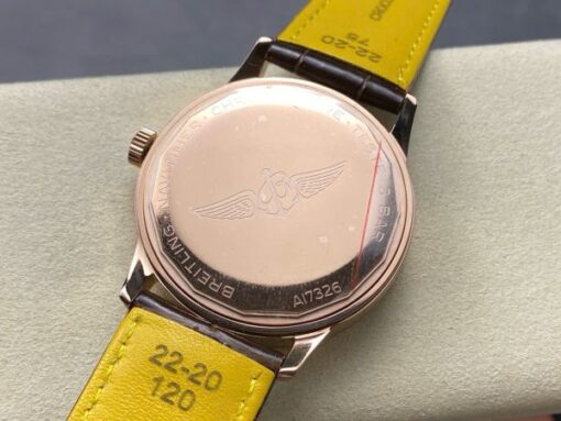 Breitling Navitimer Rose Gold White Dial Best Replica Watch BLS Factory 41mm - Image 8