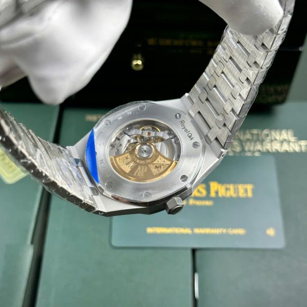 Audemars Piguet Copies Watches Royal Oak Frosted Gold 15410BC Dial Black APS Factory 41mm - Image 8