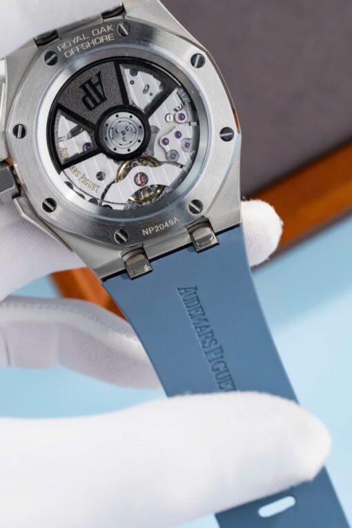 Audemars Piguet Best Copies Watch Royal Oak Offshore 15605SK Bezel Rubber Bule 43mm - Image 16