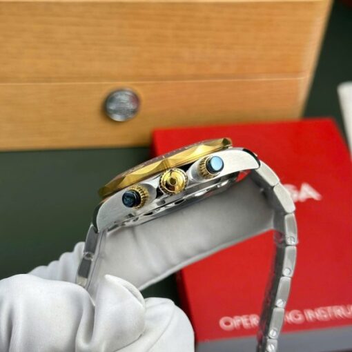 Omega Best Copies Watch Seamaster Diver 300M Chronograph Dial Blue N1 Factory 44mm - Image 7