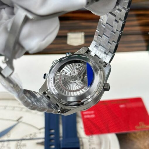 Omega Copies Watches Seamaster Diver 300M Chronograph Dial Black N1 Factory 44mm - Image 9