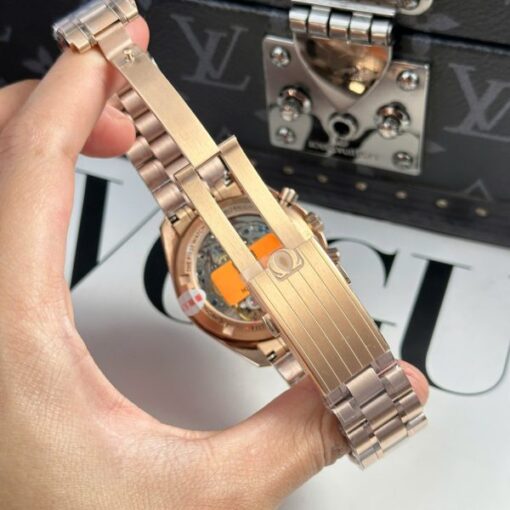 Omega Best Copies Watch SpeedMaster MoonWatch Rose Gold OM Factory 42mm - Image 11