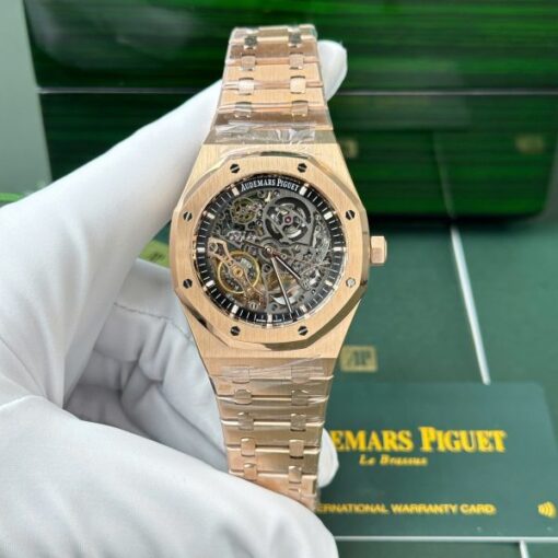 Audemars Piguet Best Copies Watch Royal Oak 15407 Rose Gold THB Factory 41mm - Image 3