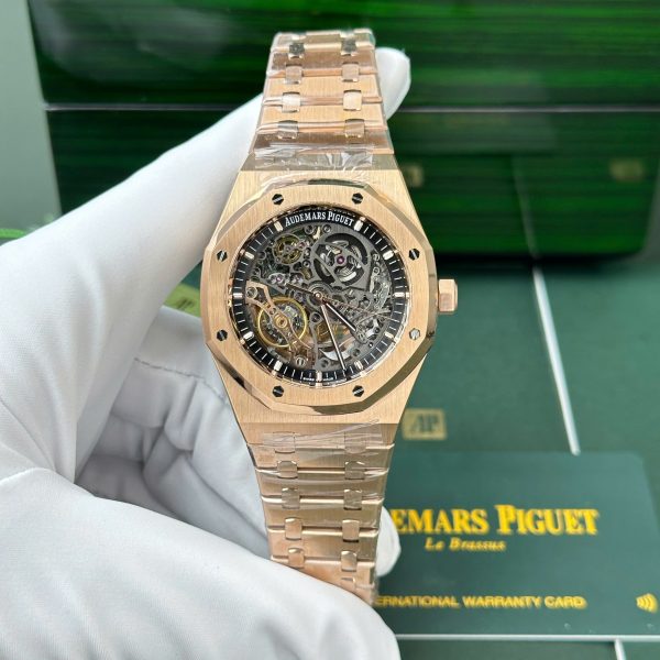 Audemars Piguet Best Copies Watch Royal Oak 15407 Rose Gold THB Factory 41mm - Image 3