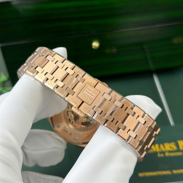 Audemars Piguet Best Copies Watch Royal Oak 15407 Rose Gold THB Factory 41mm - Image 12