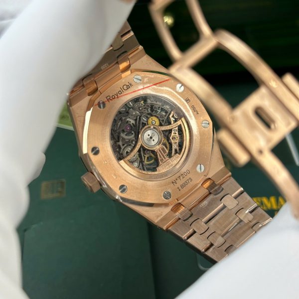 Audemars Piguet Best Copies Watch Royal Oak 15407 Rose Gold THB Factory 41mm - Image 11