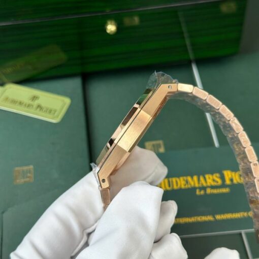 Audemars Piguet Best Copies Watch Royal Oak 15407 Rose Gold THB Factory 41mm - Image 10