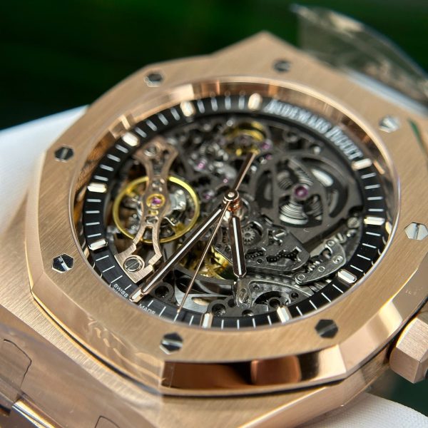 Audemars Piguet Best Copies Watch Royal Oak 15407 Rose Gold THB Factory 41mm - Image 7