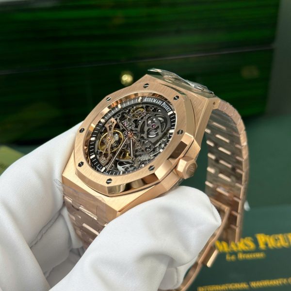 Audemars Piguet Best Copies Watch Royal Oak 15407 Rose Gold THB Factory 41mm - Image 8