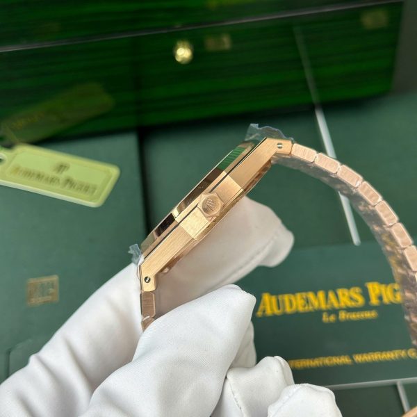 Audemars Piguet Best Copies Watch Royal Oak 15407 Rose Gold THB Factory 41mm - Image 9