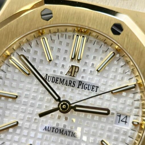 Audemars Piguet Copies Watches Royal Oak 15450 Yellow Gold IP Factory 37mm - Image 6