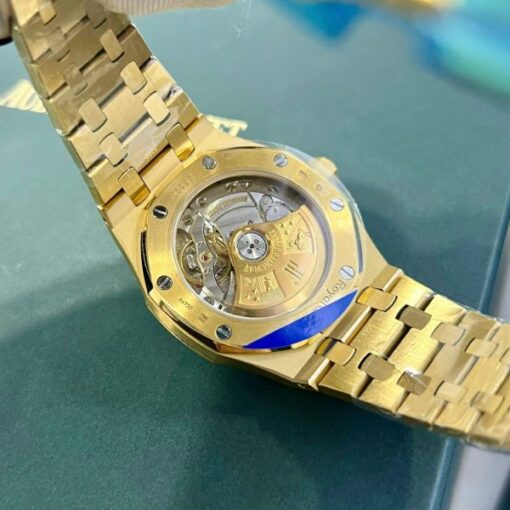 Audemars Piguet Copies Watches Royal Oak 15450 Yellow Gold IP Factory 37mm - Image 8