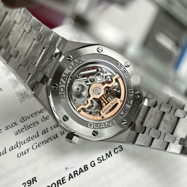 Audemars Piguet Replica Watch Royal Oak Chronogarph 26574ST Red Dial 41mm - Image 8