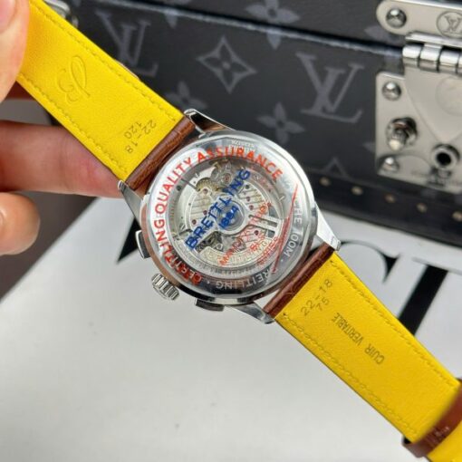 Breitling Premier B01 Chronograph Replica Watch Dial Orange BLS Factory 42mm - Image 11
