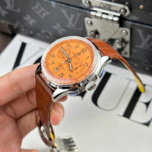 Breitling Premier B01 Chronograph Replica Watch Dial Orange BLS Factory 42mm - Image 5