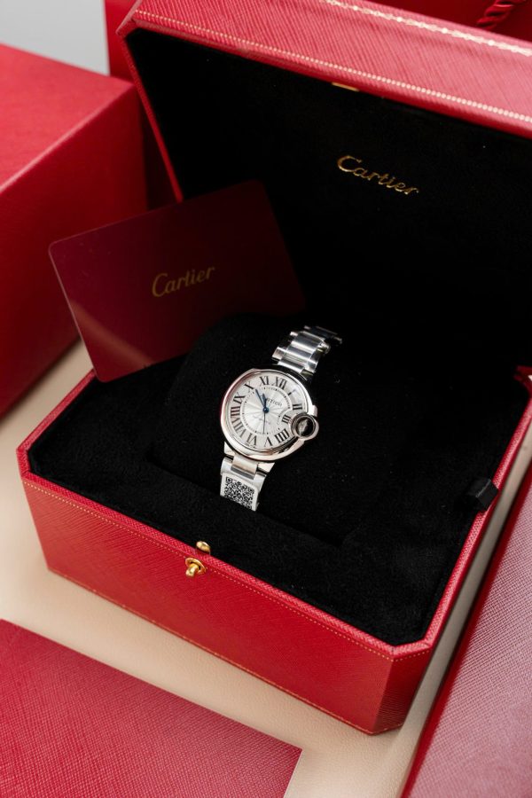 Cartier Ballon Bleu W6920046 Replica Watch White Dial Metal Wire AF Factory 36mm - Image 4