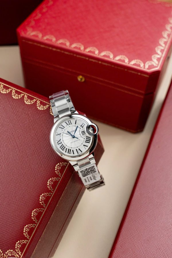 Cartier Ballon Bleu W6920046 Replica Watch White Dial Metal Wire AF Factory 36mm - Image 2
