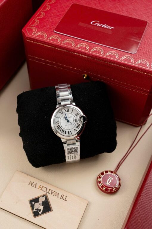 Cartier Ballon Bleu W6920046 Replica Watch White Dial Metal Wire AF Factory 36mm - Image 3