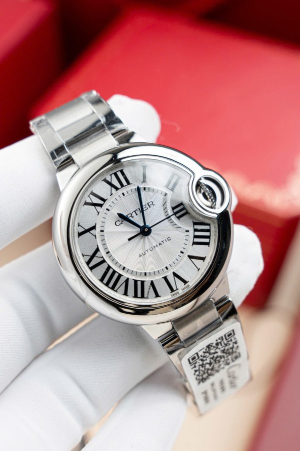 Cartier Ballon Bleu W6920046 Replica Watch White Dial Metal Wire AF Factory 36mm - Image 7