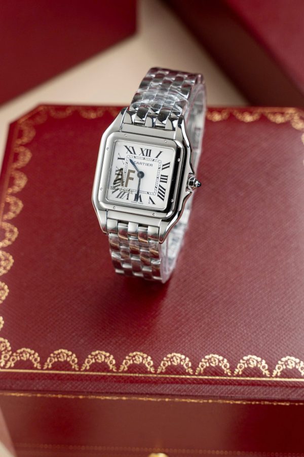 Cartier Clone Watch Panthere WGPN0007 Women White Dial 27x37mm - Image 3