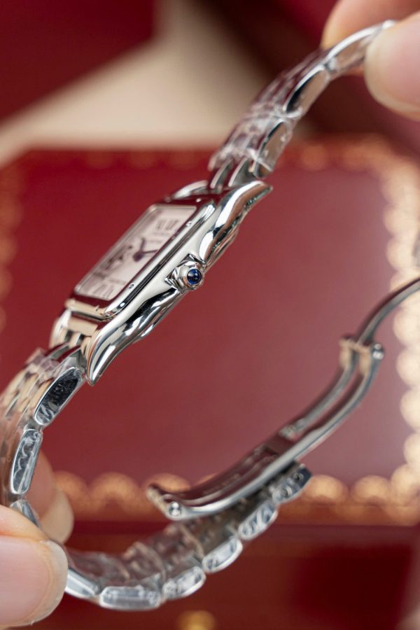 Cartier Clone Watch Panthere WGPN0007 Women White Dial 27x37mm - Image 7