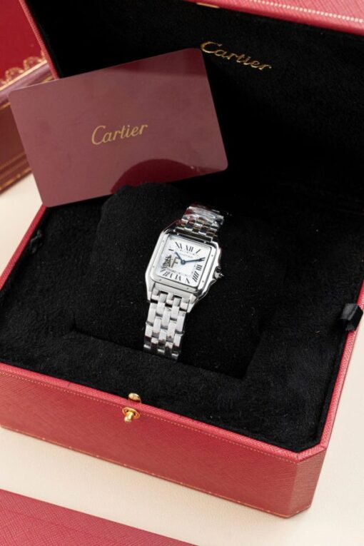 Cartier Clone Watch Panthere WGPN0007 Women White Dial 27x37mm - Image 5