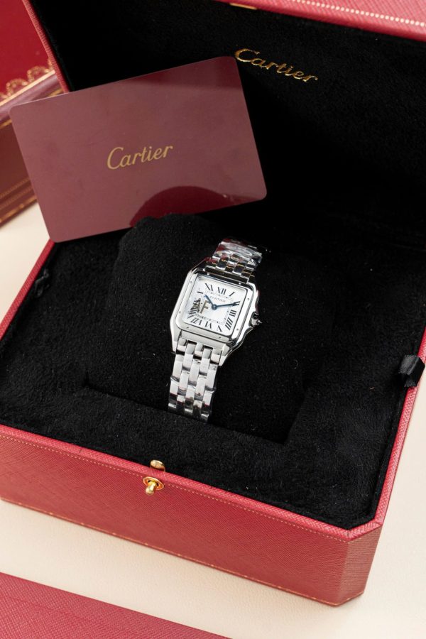 Cartier Clone Watch Panthere WGPN0007 Women White Dial 27x37mm - Image 5