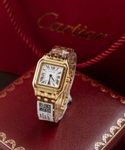 Alternative view of Cartier Panthere WGPN0009 Fake Watch White Dial Metal Wire 27x37mm